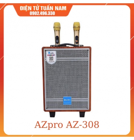 Loa kéo AZpro AZ-308, loa karaoke 2 đường tiếng, power max 250W