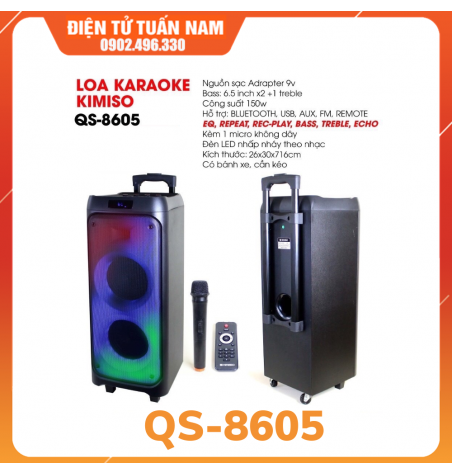 Loa Karaoke di động KIMISO QS-8605