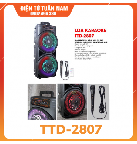 Loa Karaoke Di Động Music TTD-2807